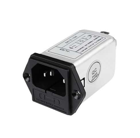 DA12-10A AC Power Filter Anti-Interference pin Socket with Fuse Port 10A DAI2 Series in Saudi Arabia