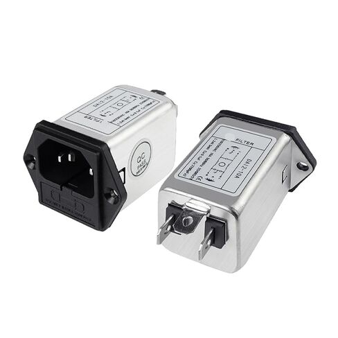 DA12-10A AC Power Filter Anti-Interference pin Socket with Fuse Port 10A DAI2 Series in Saudi Arabia
