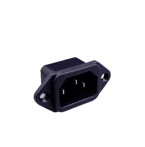 White AC Series Power Socket Cabinet Socket Computer Socket 250V/10A Three Vertical Black and White Optional(White) in Saudi Arabia