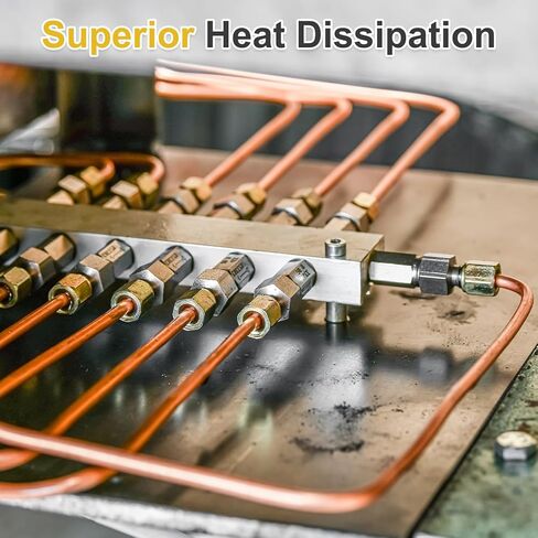 MECCANIXITY T2 Copper Tubing 0.02"ID x 5/64"OD x 25Ft, 99% Pure Copper Refrigeration Tube Seamless Flexible Coil Pipe for HVAC System, Air Conditioning, Refrigerator, Industry, DIY in Saudi Arabia