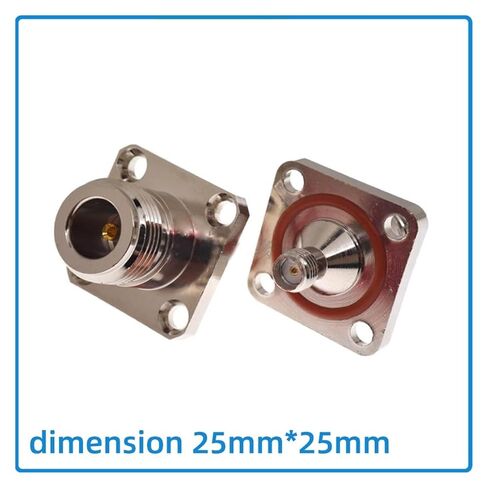 5-20 Connector N/SMA-KKF Female Adapter N type/L16 Waterproof Square Flange 25 * 25(5PCS) in Saudi Arabia