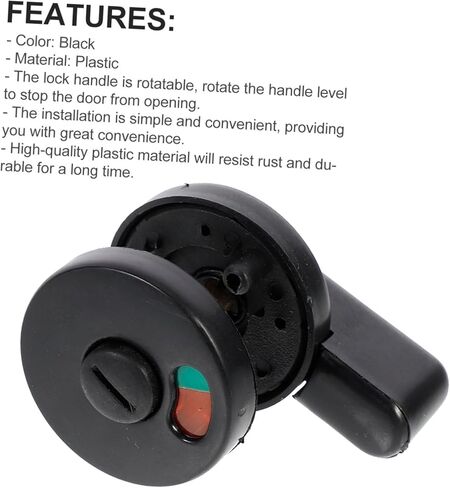 5 قطعة مؤشر خصوصية المرحاض العام قفل الباب مؤشر مفتوح ومغلق للمطارات ومراكز التسوق والمكاتب سهلة التركيب والبناء القوي in Kuwait