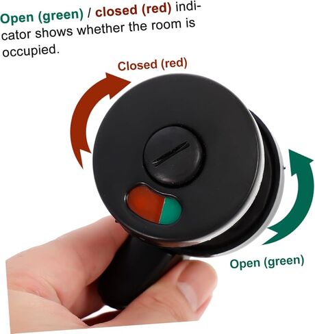 5 قطعة مؤشر خصوصية المرحاض العام قفل الباب مؤشر مفتوح ومغلق للمطارات ومراكز التسوق والمكاتب سهلة التركيب والبناء القوي in Kuwait