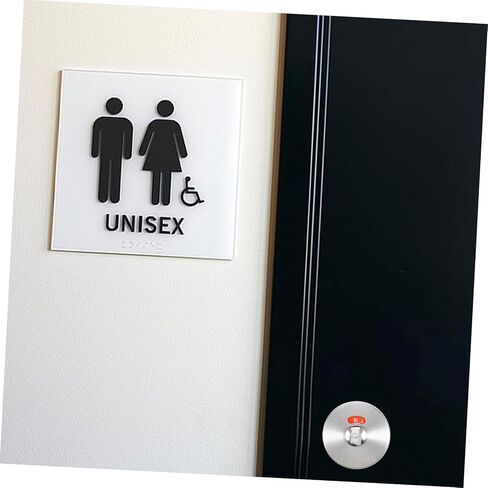NUOBESTY Bathroom Occupied Sign Commercial Door Lock Privacy Lock Stainless Steel Indicator Boys and Girls Safe Door Latch in Saudi Arabia