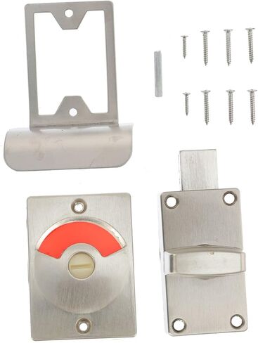 2pcs Public Toilet Indicator Lock Partition Door Lock Green Red Occupancy Indicator for Airports Offices Restaurants and Shopping Malls in Saudi Arabia