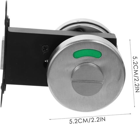 Holibanna مؤشر قفل الحمام، مؤشر الخصوصية، مزلاج الباب بدون مفتاح للحمامات العامة، تصميم مقاوم للتآكل لمكاتب الفنادق ومراكز التسوق in Kuwait