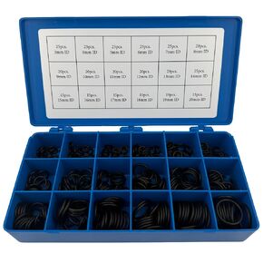 Stone River Products Metric O-Ring Kit 350pc, 18 Sizes 3mm-20mm ID x 2mm CS, Buna-N NBR 70A Nitrile Rubber Seals Assortment for Hydraulic Pneumatic Automotive, Case Included in Kuwait