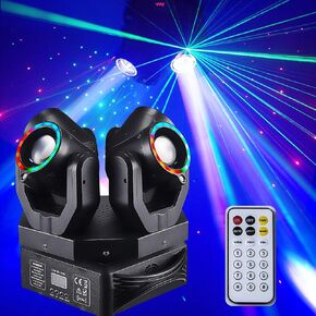 4-Beam Moving Head Light, Multi-Lens DJ Stage Light. 150W Moving Head Stage Light with DMX and Remote Control. Perfect for Weddings, DJ Parties, Concerts, and theaters. in Saudi Arabia