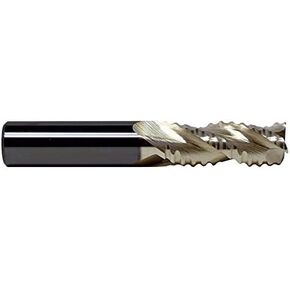 RedLine Tools - 1/2 (.5000) Single End Corner Radius Carbide End Mill, ZrN Coated, 3 Flute 1.2500 LOC .0300 Radius, Round Shank Type, 3.0000 OAL - REX3050R in Saudi Arabia