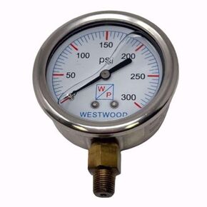 استبدال S100-285 مقياس التخلخل 0-300 PSI 1/8 "اتصال NPT لشعلات الزيت in Kuwait