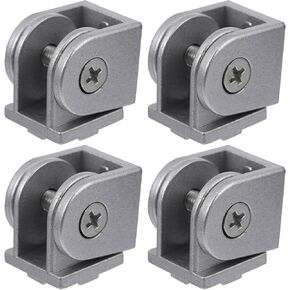 VALICLUD 4 قطع من سبائك الزنك مرنة بزاوية مفصلية محورية موصل لملف بثق الألومنيوم، تجهيزات الأجهزة الصناعية القابلة للتعديل متعددة الزوايا in Kuwait