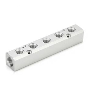 مشعب هواء هوائي بخمسة منافذ، كتلة توزيع الغاز عالية التدفق مع عادم لأسطوانات متعددة (7 أرقام و9 فتحات) in Kuwait