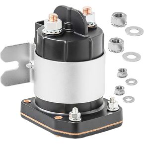 24V Continuous Duty Solenoid Relay, 4 Terminal Heavy Duty Starter Solenoid Switch, 200A–225A Rated / 600A Surge, Replaces Trombetta 114-2411-020, for Forklift, Generator, RV, Construction Equipment in Saudi Arabia