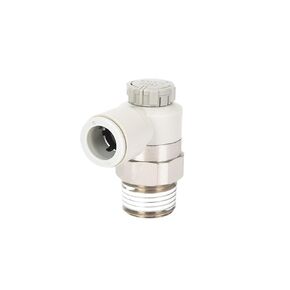 10PCS Pneumatic Elbow Flow Control Valve Fitting, AS1201F & AS2201-M5-04A Speed Regulator for Air/Gas Systems(AS3201F-03-10SA) in Kuwait