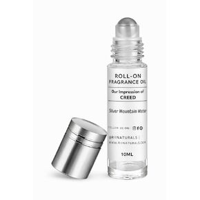 Silver Mountains of Water Creed Type Roll-On Fragrance Oil, Long Lasting Perfume Oil for Men & Women, Alcohol Free, 10ml Glass Bottle in Saudi Arabia