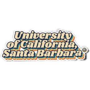 Desert Cactus University of California Santa Barbara Gauchos Vinyl Decal Laptop Water Bottle Car Scrapbook (70's Name Sticker) in Kuwait