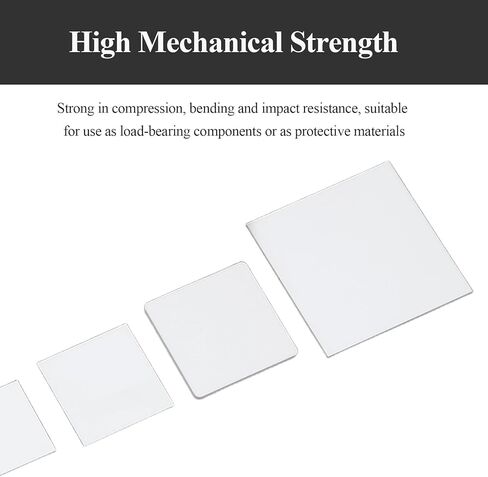 Alumina Ceramic Sheet Thickness 0.25-1Mm, Industrial Ceramic Substrate 138×190Mm Suitable for Electrical Workshops,138×190×1mm(138x190x0.25mm) in Saudi Arabia