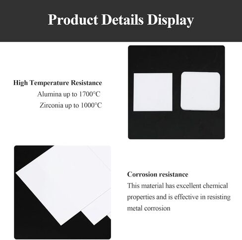 Alumina Ceramic Sheet Thickness 0.25-1Mm, Industrial Ceramic Substrate 138×190Mm Suitable for Electrical Workshops,138×190×1mm(138x190x0.25mm) in Saudi Arabia