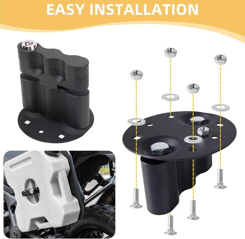 RX-LOX-PM Pack Mount Lock 2 Pack with Keys - Upgraded, Sturdy & Durable, Compatible with Rotopax Gasoline Pack, Water Pack, Fuelpax Standard Pack, Rotopax Mount in Saudi Arabia