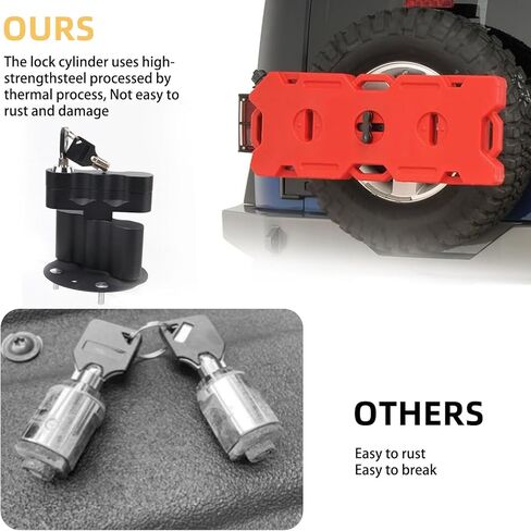 RX-LOX-PM Pack Mount Lock 2 Pack with Keys - Upgraded, Sturdy & Durable, Compatible with Rotopax Gasoline Pack, Water Pack, Fuelpax Standard Pack, Rotopax Mount in Saudi Arabia