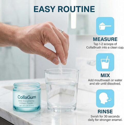 مسحوق الكولاجين للأسنان، مسحوق الكولاجين لتقوية ابتسامة الكولاجين للثة، مسحوق العناية بمعجون الأسنان هيدروكسيباتيت لحماية اللثة للأسنان in Kuwait