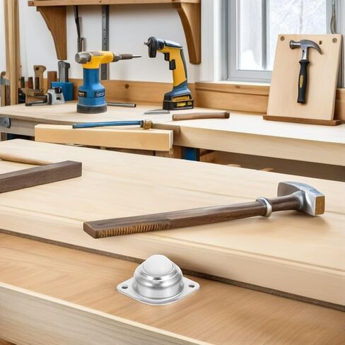 8 قطع من كالارون عجلات دوارة من النايلون مقاس 2.54 سم محامل كروية تدور 360 درجة وحدة نقل الكرة لخطوط التجميع وتطبيقات لف الأثاث in Kuwait