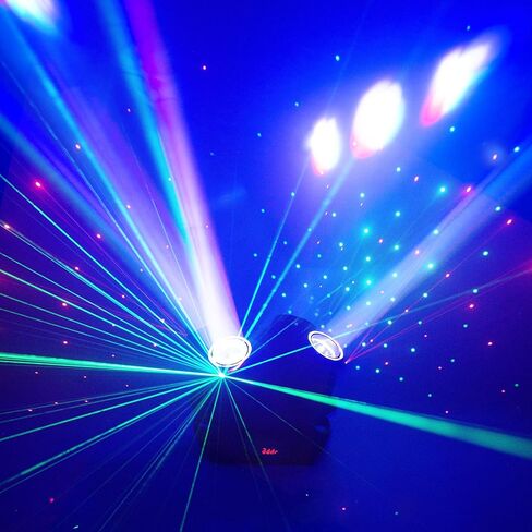 4-شعاع ضوء الرأس المتحرك، ضوء مسرح DJ متعدد العدسات. ضوء مسرح متحرك 150 واط مع DMX وجهاز التحكم عن بعد. مثالي لحفلات الزفاف وحفلات الدي جي والحفلات الموسيقية والمسارح. in Saudi Arabia