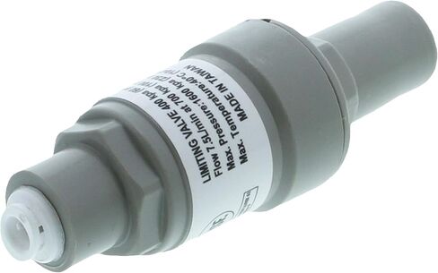 صمام منظم ضغط أنبوب OD مقاس 3/8 بوصة من Neo-Pure، تحكم في تدفق المياه 40 رطل لكل بوصة مربعة لأنظمة RO، RV، الترشيح البحري، يقلل من مطرقة المياه (عدد واحد) in Kuwait