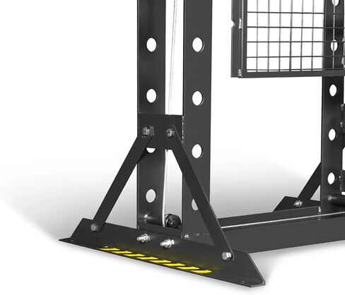 مكبس متجر هوائي/هيدروليكي بإطار على شكل حرف H من MechMaxx 30 طن مع ونش يدوي ومجموعة دبوس ضغط، إطار فولاذي ملحوم بالكامل، حارس أمان، تحكم في دواسة القدم، HSP30 in Kuwait