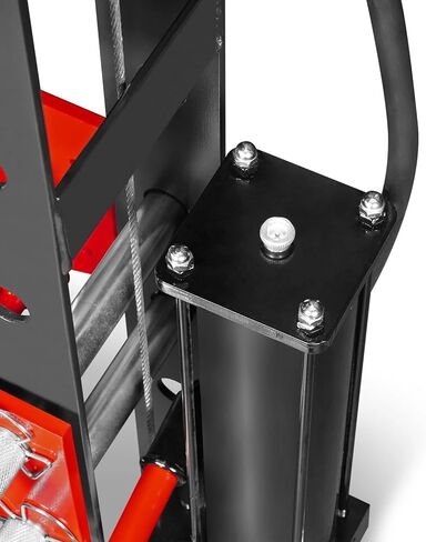 مكبس متجر هوائي/هيدروليكي بإطار على شكل حرف H من MechMaxx 30 طن مع ونش يدوي ومجموعة دبوس ضغط، إطار فولاذي ملحوم بالكامل، حارس أمان، تحكم في دواسة القدم، HSP30 in Kuwait