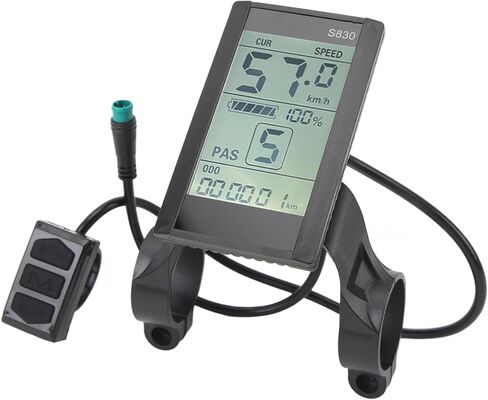 شاشة LCD كهربائية، موصل 5Pin، لوحة LCD S830 ABS 24 فولت 36 فولت 48 فولت، للسكوتر الكهربائي الكهربائي in Kuwait