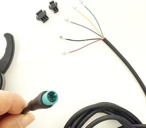 كابل سكوتر كهربائي 5 دبوس كابل خنق كهربائي متوافق مع نماذج TF-100 LH-100 خنق وسلك اتصال وحدة التحكم in Kuwait