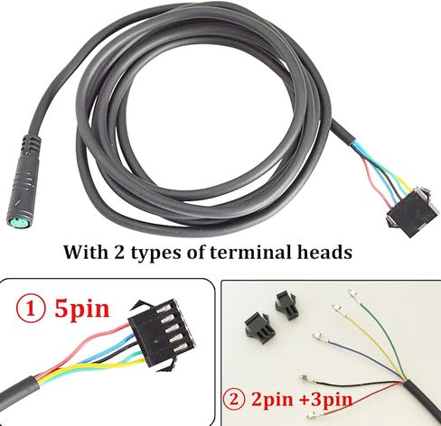 كابل سكوتر كهربائي 5 دبوس كابل خنق كهربائي متوافق مع نماذج TF-100 LH-100 خنق وسلك اتصال وحدة التحكم in Kuwait