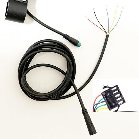 كابل سكوتر كهربائي 5 دبوس كابل خنق كهربائي متوافق مع نماذج TF-100 LH-100 خنق وسلك اتصال وحدة التحكم in Kuwait