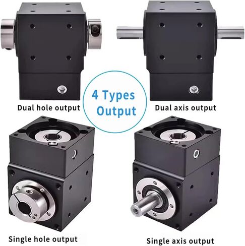 1pcs Precision Commutator 90 Right Angle Steering Gear Reducer 14mm Input for Nema 86 Stepper Motor /80MM Servo Reduction(Single Hole-14mm in,2 to 1) in Saudi Arabia