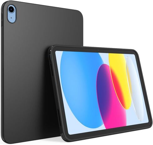 حافظة لجهاز Apple iPad Pro 12.9 بوصة (الجيل الثاني 2017) وiPad Pro 12.9 (الجيل الأول 2015)، غطاء واقٍ من مادة TPU الناعمة المطاطية غير اللامعة بتصميم نحيف من Puxicu لجهاز iPad Pro 12.9 بوصة (الطراز القديم، الجيل الثاني والأول)، أسود in Kuwait