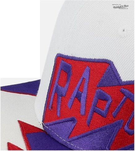قبعة ميتشل آند نيس تورونتو رابتورز NBA Fast Times Snapback، بيضاء in Kuwait