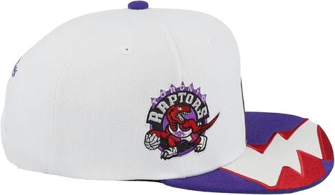 قبعة ميتشل آند نيس تورونتو رابتورز NBA Fast Times Snapback، بيضاء in Kuwait