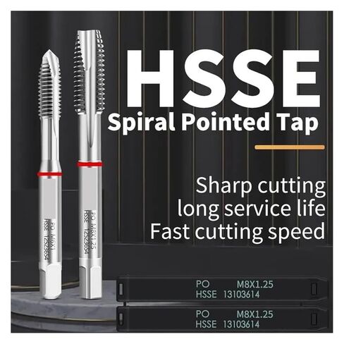 Red Ring Spiral Pointed Tap M1.2 -M24 Machine Screw Thread Taps 1pcs(M2x0.4) in Saudi Arabia