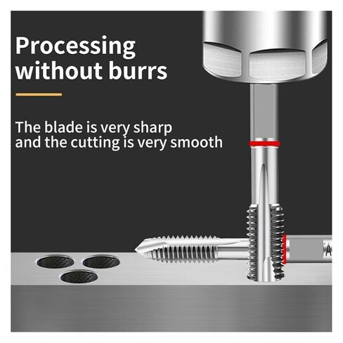 Red Ring Spiral Pointed Tap M1.2 -M24 Machine Screw Thread Taps 1pcs(M2x0.4) in Saudi Arabia