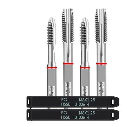 Red Ring Spiral Pointed Tap M1.2 -M24 Machine Screw Thread Taps 1pcs(M2x0.4) in Saudi Arabia