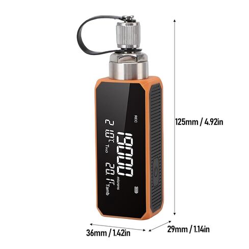 مقياس فراغ رقمي من RiToEasysports، مقياس ميكرون دقيق متعدد الوظائف هيكل ABS 1-19000 ميكرون لفنيي التدفئة والتهوية وتكييف الهواء (HVAC) وفنيي صيانة نظام التبريد وإصلاح تكييف الهواء in Kuwait