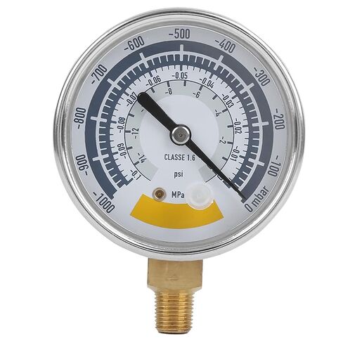 مكنسة ضغط Estink للقياس الدقيق من 0 إلى -14psi 304 من الفولاذ المقاوم للصدأ للاستخدام المنزلي والصناعي in Saudi Arabia