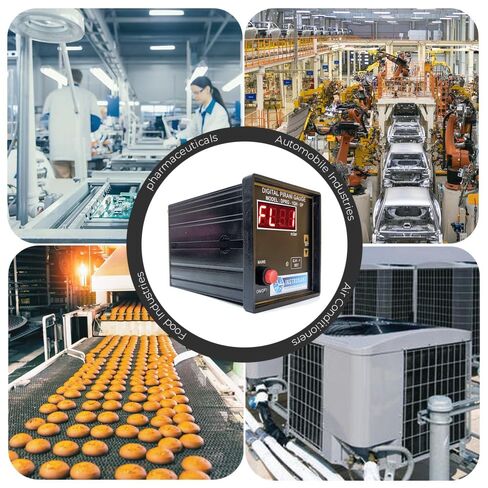 مقياس بيراني الرقمي| HVAC بمقياس ميكرون (النطاق: 999 مللي بار إلى 0.001 مللي بار) مع وحدة تحكم Setpoint بواسطة INSTRUKART in Kuwait