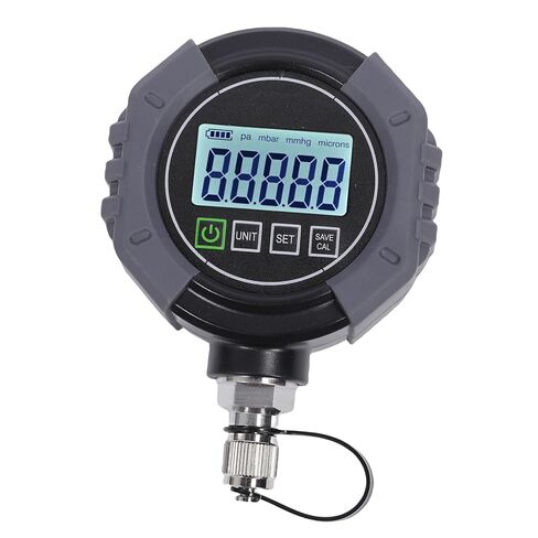 مكنسة رقمية، جهاز اختبار ميكرون للفراغ HVAC 0-75000 ميكرون مع تطبيق ذكي لتسجيل البيانات، شاشة LCD كبيرة مقاس 1/4 بوصة in Kuwait