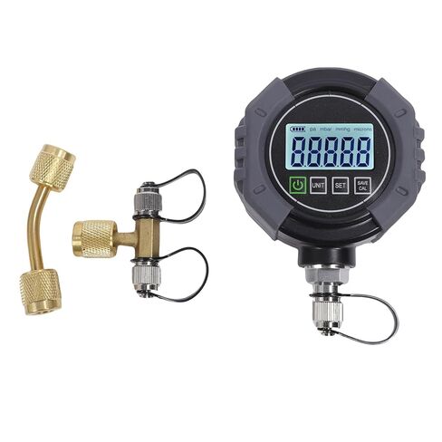 مكنسة رقمية، جهاز اختبار ميكرون للفراغ HVAC 0-75000 ميكرون مع تطبيق ذكي لتسجيل البيانات، شاشة LCD كبيرة مقاس 1/4 بوصة in Kuwait