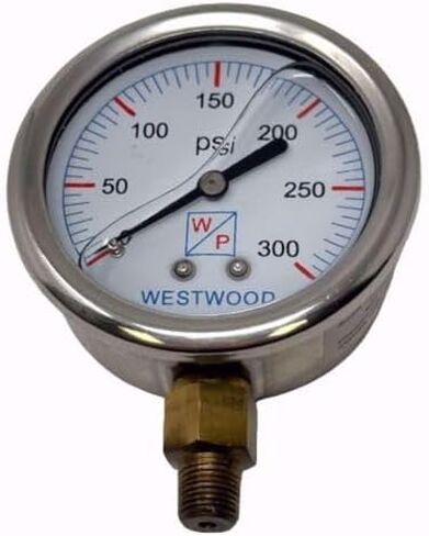 S100-285 Vacuum Gauge м 1/8" NPT Bottom Mount 2.5" Face for Oil Burner Pumps in Kuwait