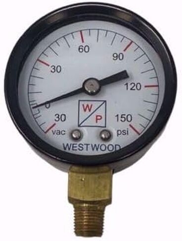 Replacement S100-402 Compound Gauge Vacuum + Pressure 1/8" NPT for Oil Burners in Kuwait
