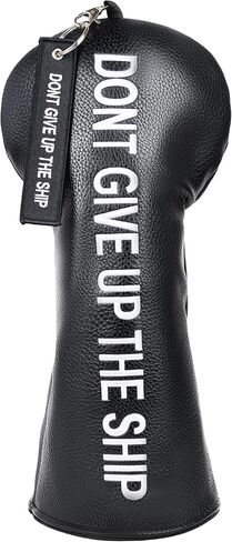 Big Teeth Golf Driver Headcover Naval Driver Head Cover, Nautical Themed Golf Driver Head Covers, Dont Give Up The Ship Golf Head Covers for Woods and Driver Black Color in Saudi Arabia