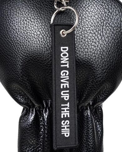 Big Teeth Golf Driver Headcover Naval Driver Head Cover, Nautical Themed Golf Driver Head Covers, Dont Give Up The Ship Golf Head Covers for Woods and Driver Black Color in Saudi Arabia